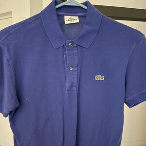 Lacoste Royal Blue Polo Mens S Slim Fit